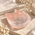 Pink Azeztulite Bowl for Decorative Use