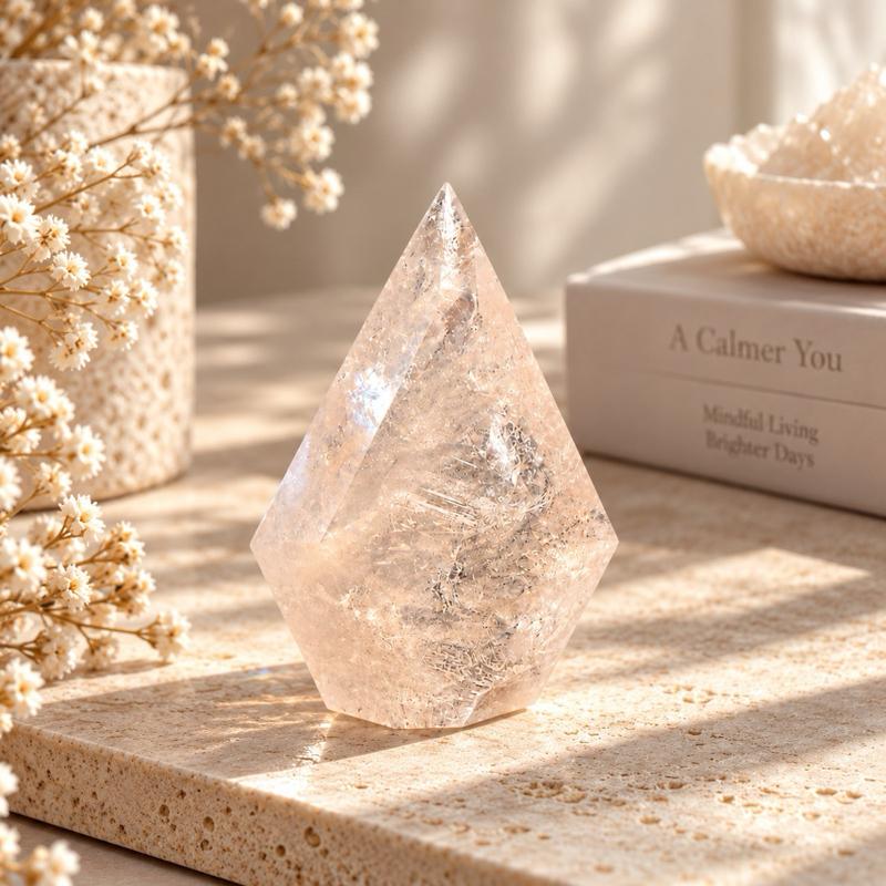Pink Azeztulite Home Decor Display (2)