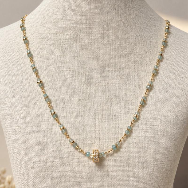ENTWINE Necklace | Black Spinel, Garnet, Blue Apatite