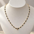 ENTWINE Necklace | Black Spinel, Garnet, Blue Apatite
