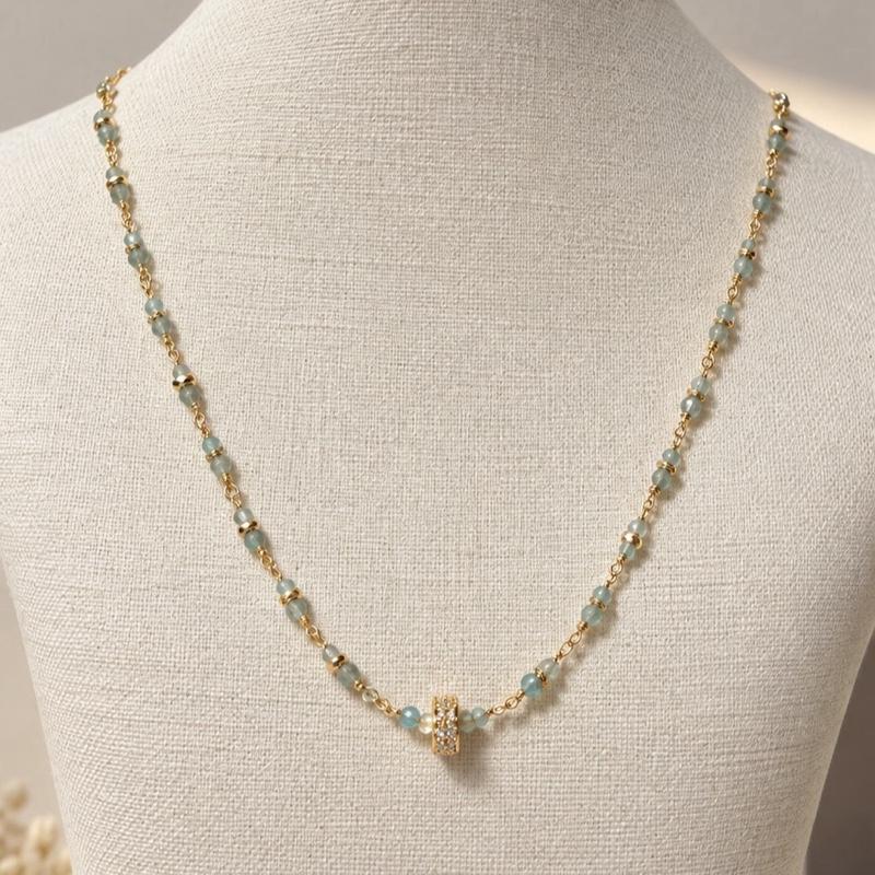 ENTWINE Necklace | Black Spinel, Garnet, Blue Apatite