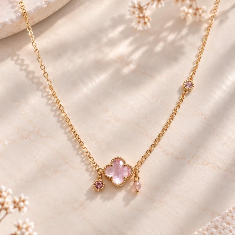 AGGY CL. over Necklace | Black Spinel, Amethyst & Pink Tourmaline