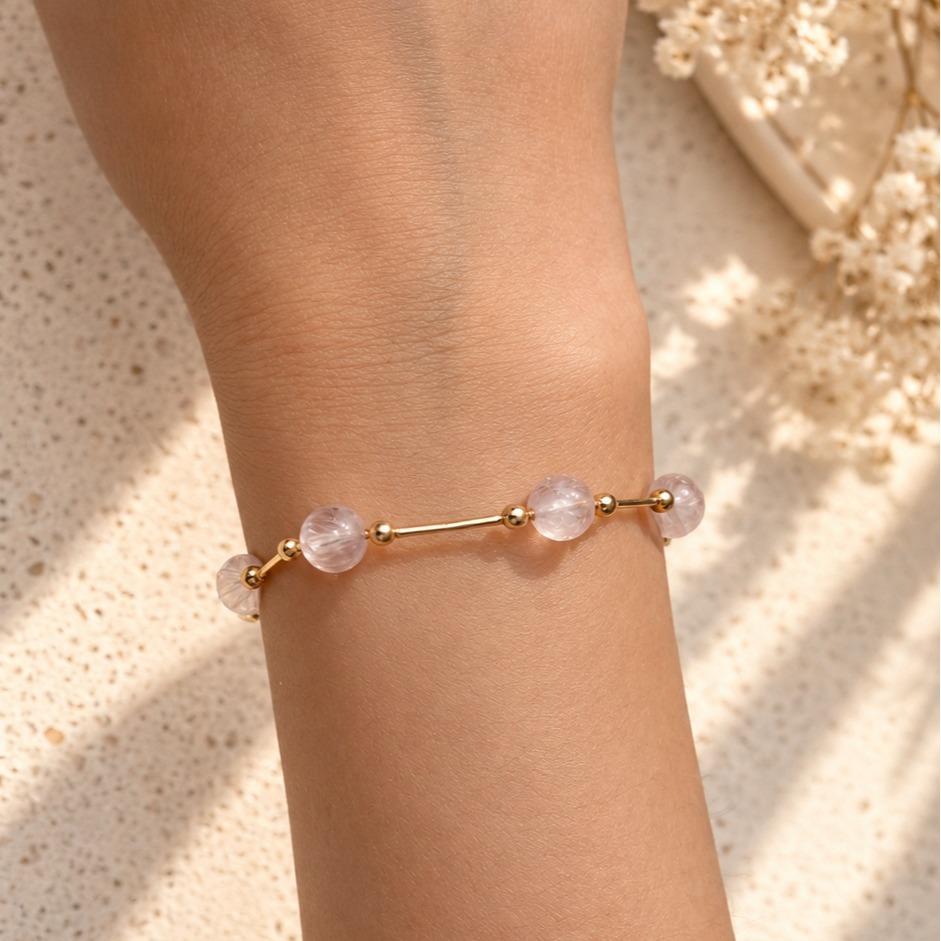 Lunelle Stack Bracelet | Kunzite