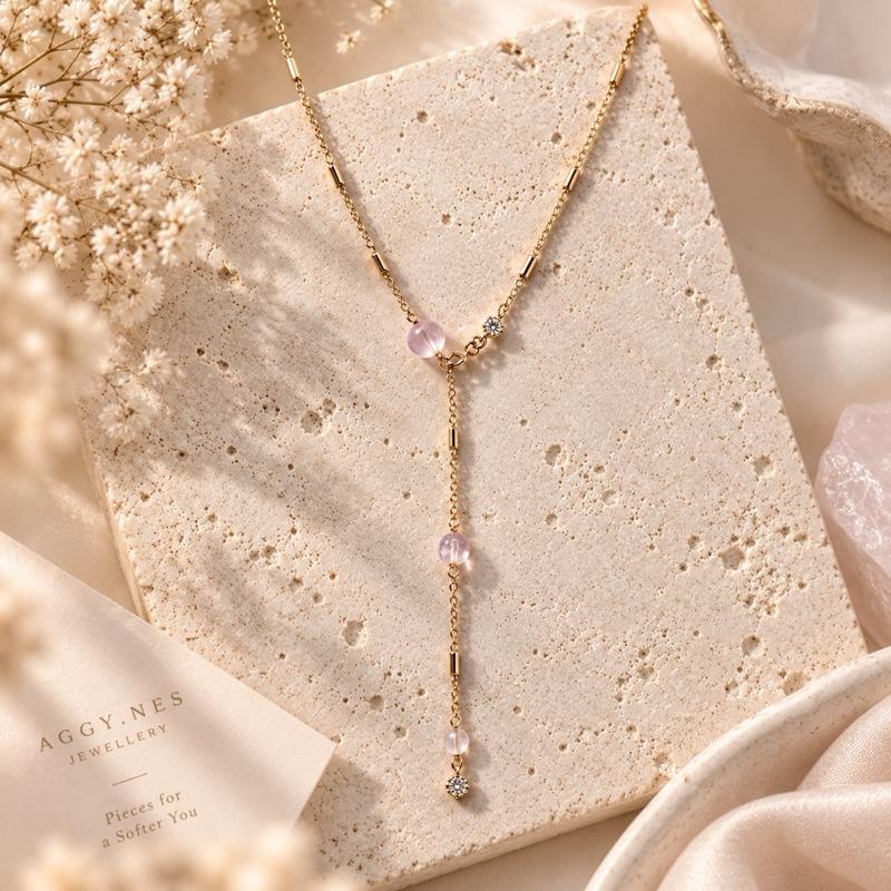 Lunelle Stack Necklace | Kunzite