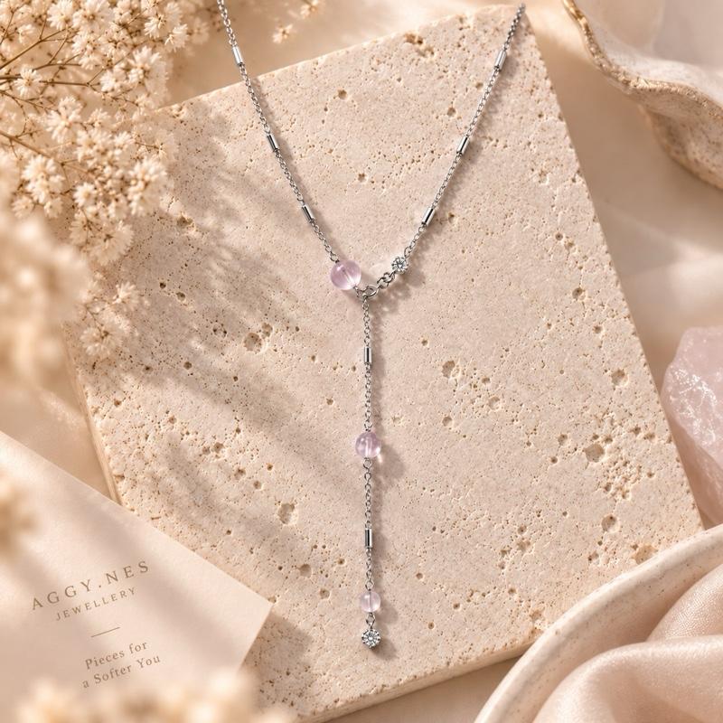 Lunelle Stack Necklace | Kunzite