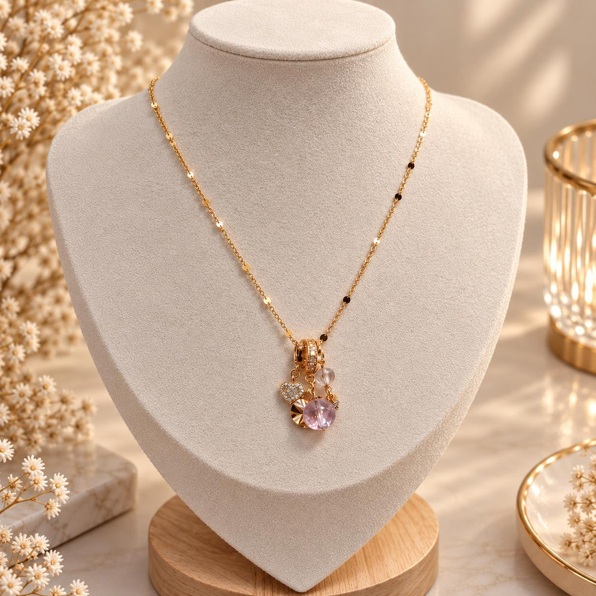 Lunelle Tier Necklace | Kunzite
